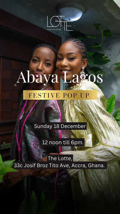 Abaya Lagos Festive Pop Up