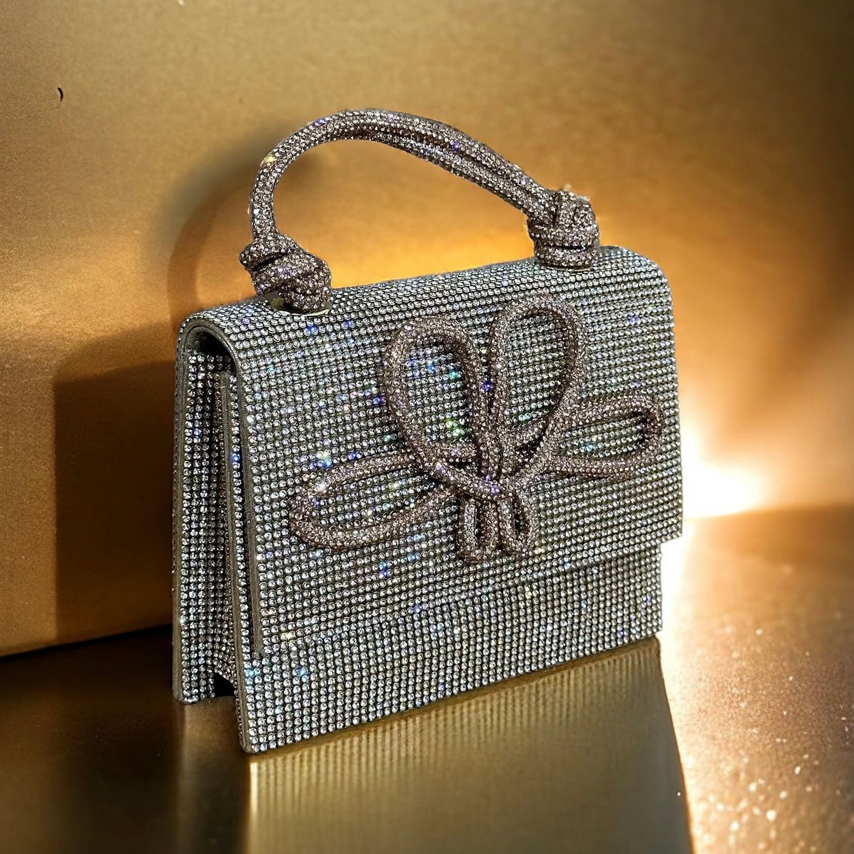 VELMA'S MILLINERY ROSE GOLD BAG – The Lotte Accra