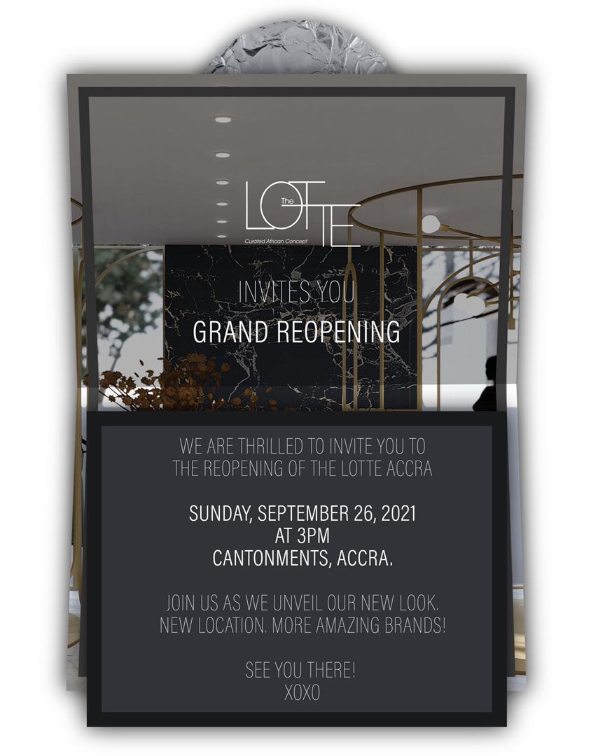 The Lotte Accra store re-opening