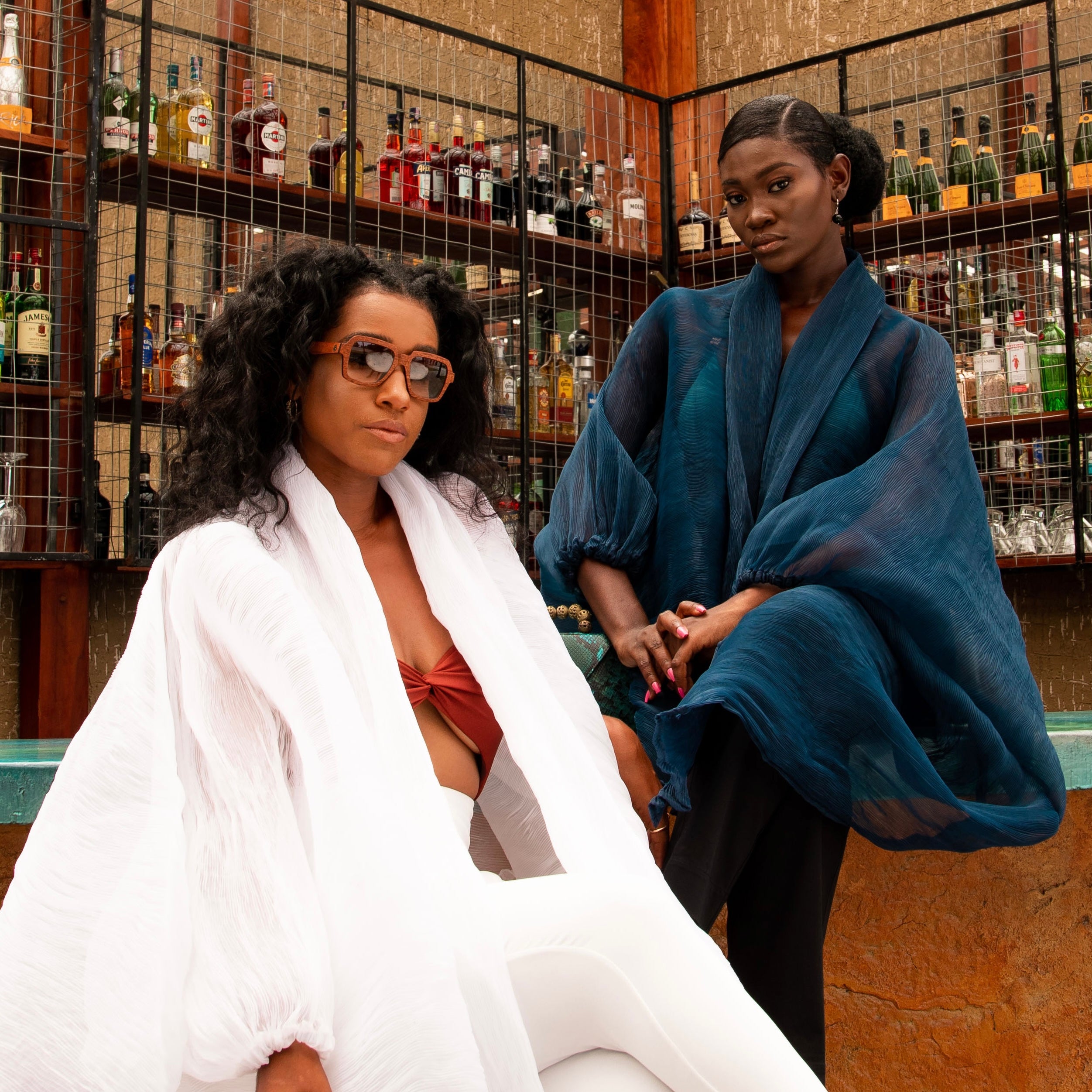 JZO PLEATED KIMONO