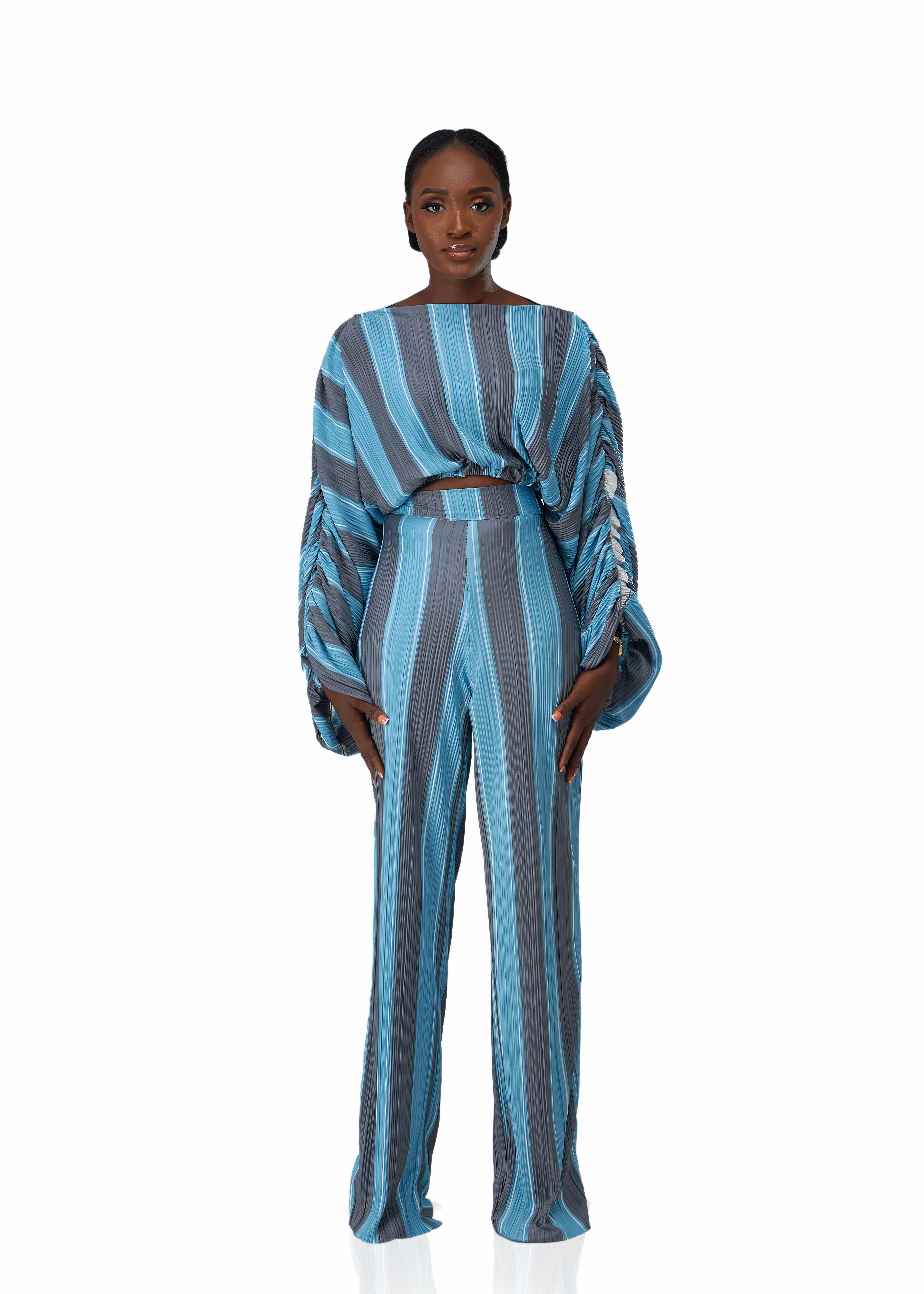 GAZE OF LUXURY NIKE PLEATED RUFFLE SET