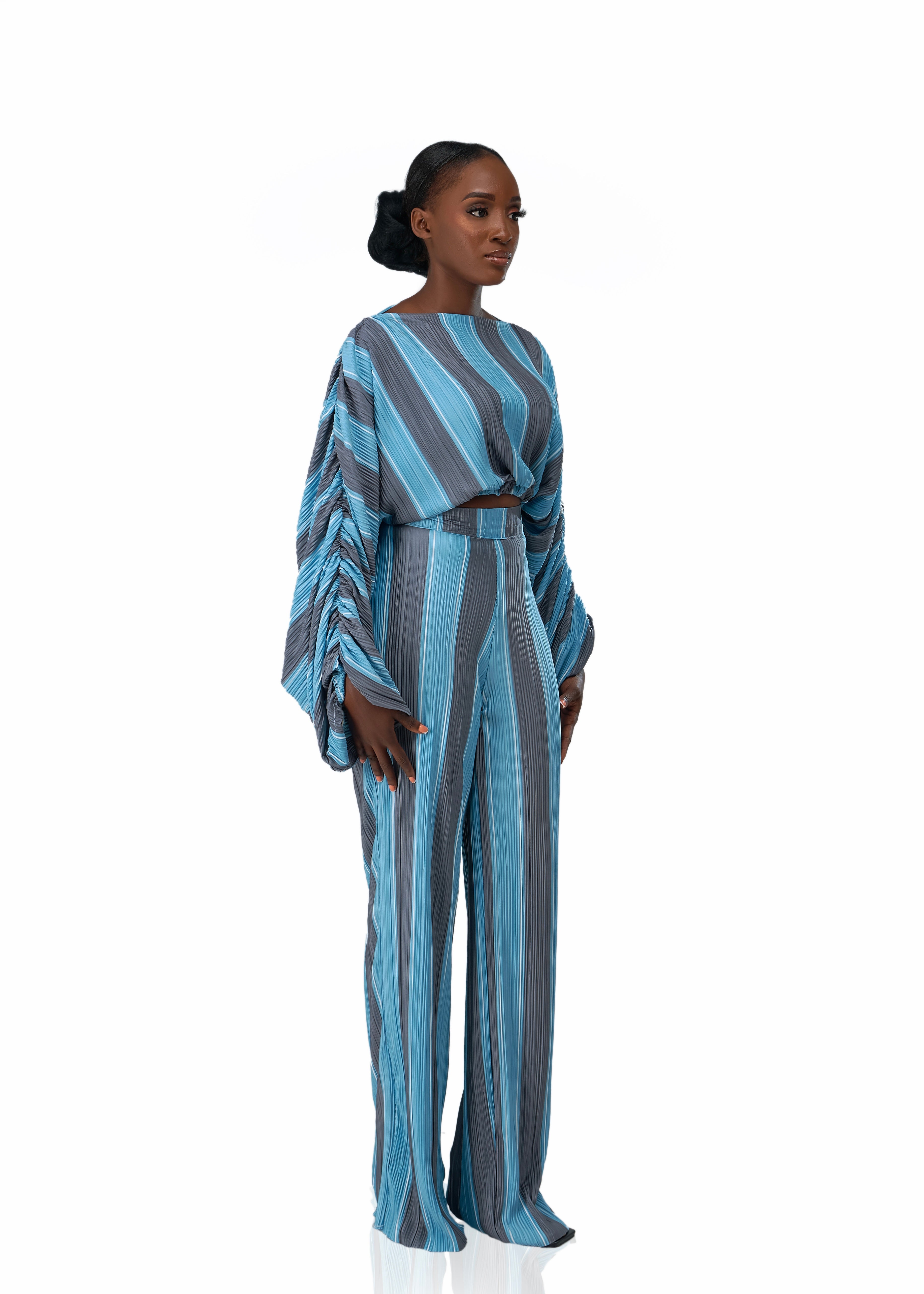 GAZE OF LUXURY NIKE PLEATED RUFFLE SET