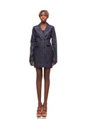 JIBBS MIDNIGHT STITCH DENIM BLAZER DRESS