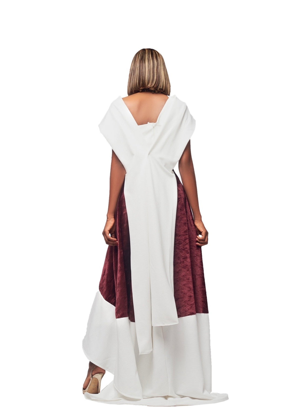 GIVENO MERLOT CREST ASYMMETRIC SET