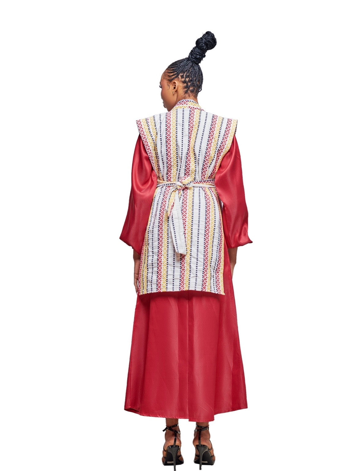 KAFFY HERITAGE LOOM OVERLAY DRESS