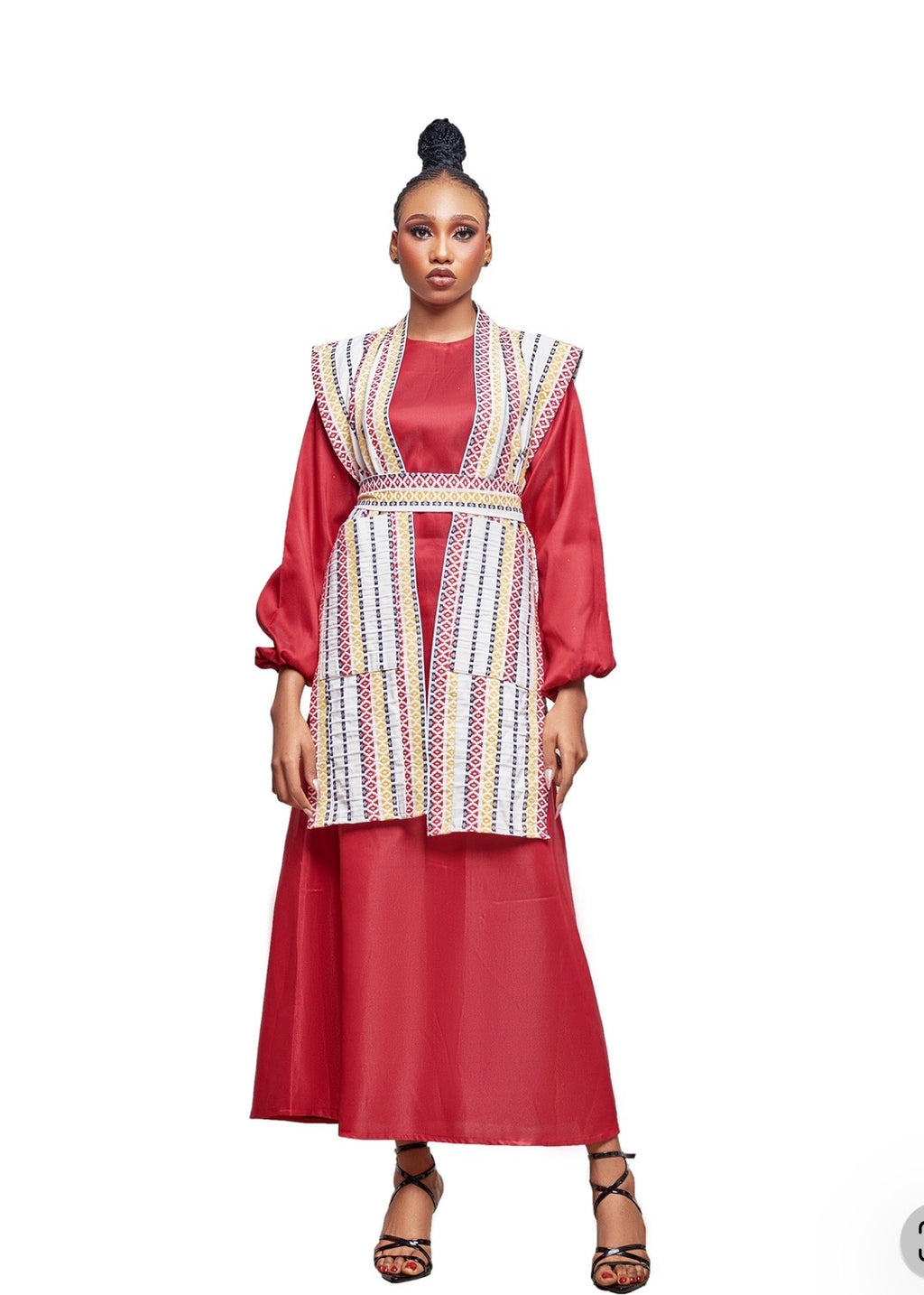 KAFFY HERITAGE LOOM OVERLAY DRESS