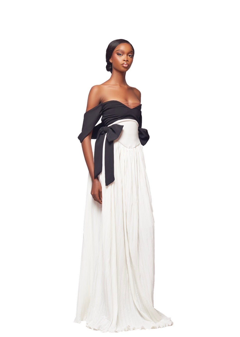 FLOREVERIE TWILIGHT BOW CORSET GOWN