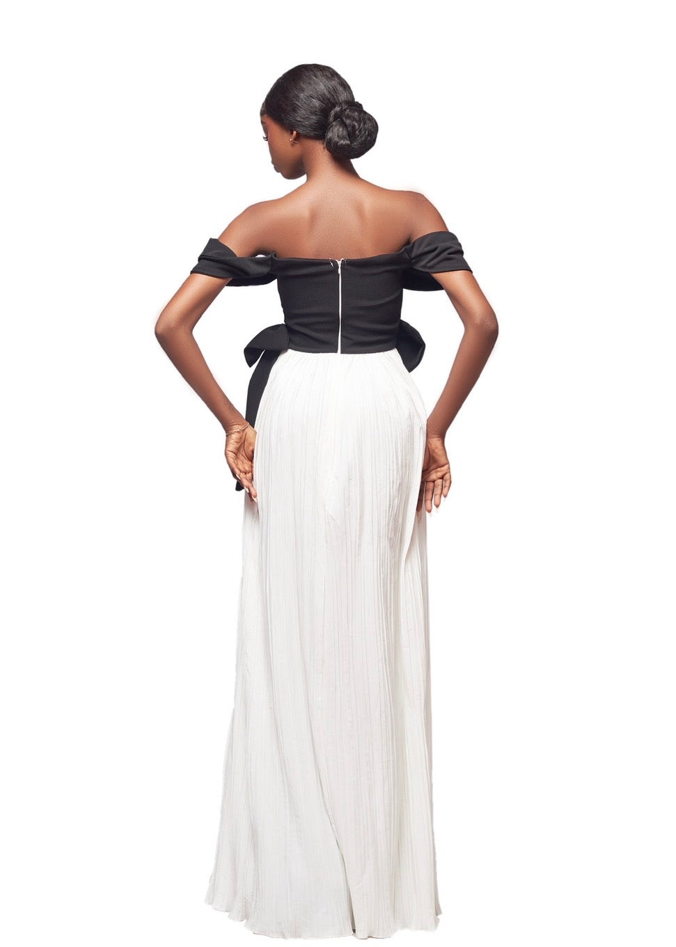 FLOREVERIE TWILIGHT BOW CORSET GOWN