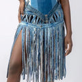 BOYEDOE ODENEHO FRINGE SKIRT