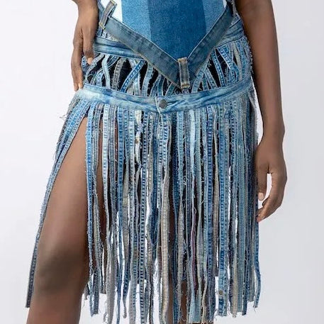 BOYEDOE ODENEHO FRINGE SKIRT