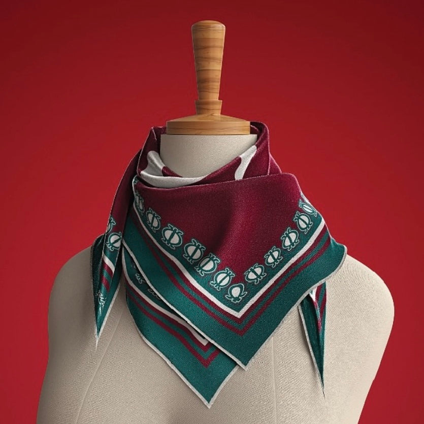 Zaira Wawa Aba Silk Scarf