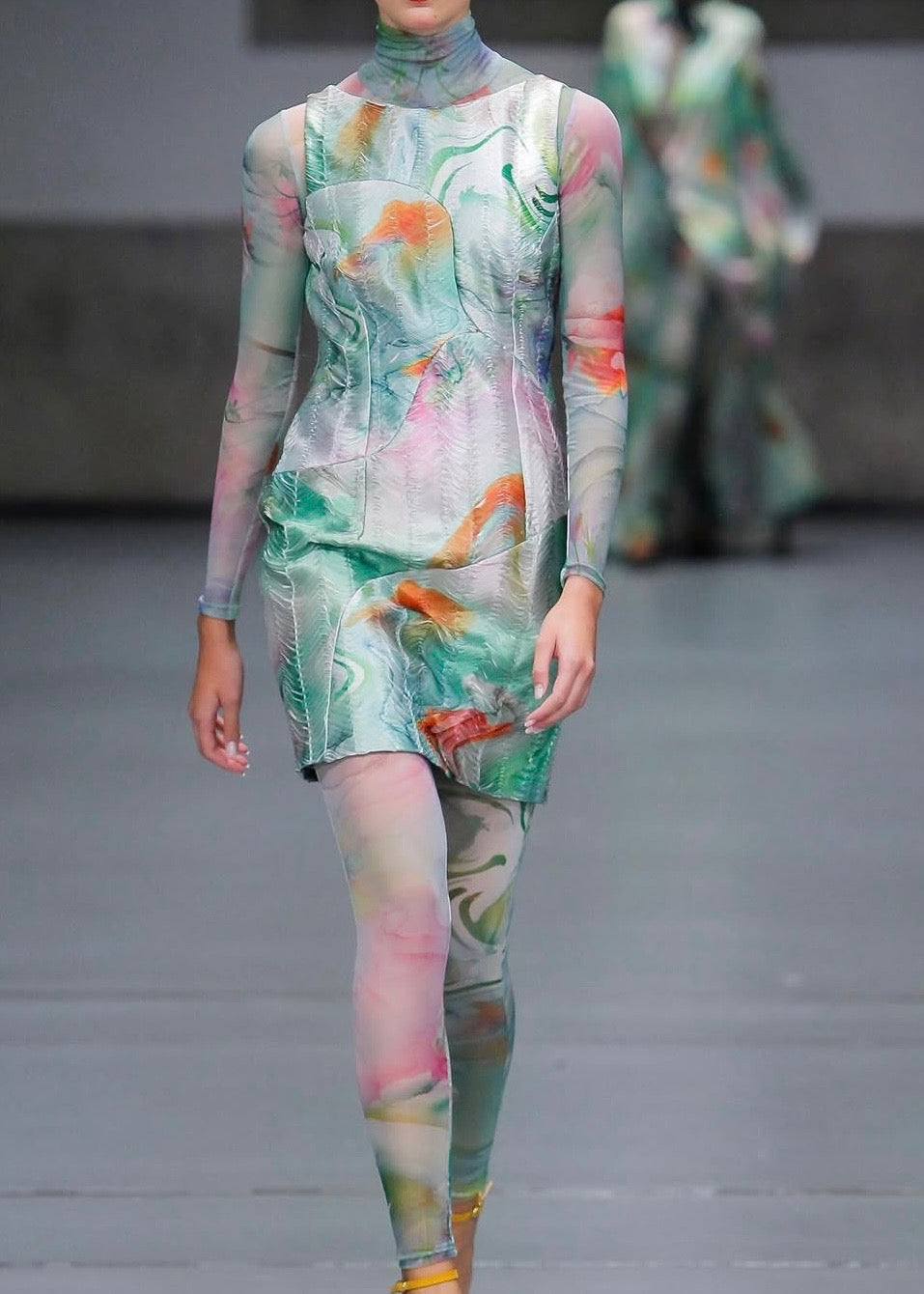 DAVID TLALE MESH CATSUIT