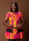 AKUA ASANTE - ABBIE EMBROIDERED DRESS