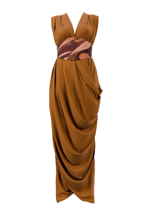 ANDREA IYAMAH - ADI KNIT KAFTAN DRESS (FW 25)