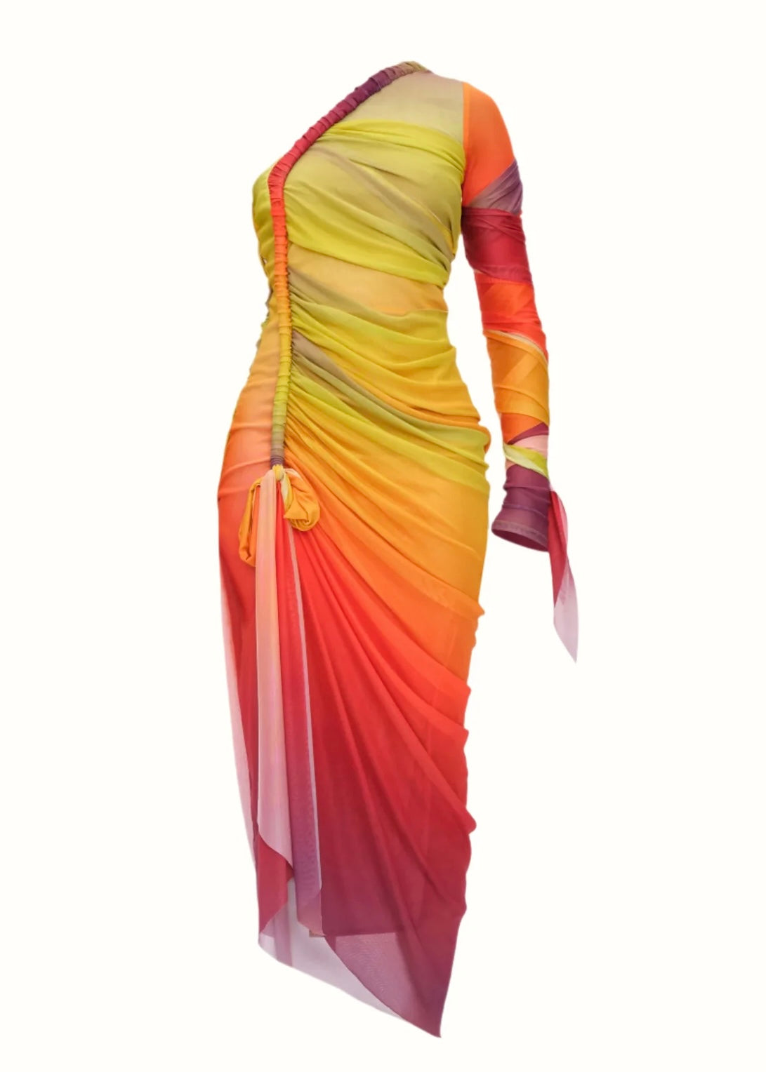 ANDREA IYAMAH TURI MESH DRESS