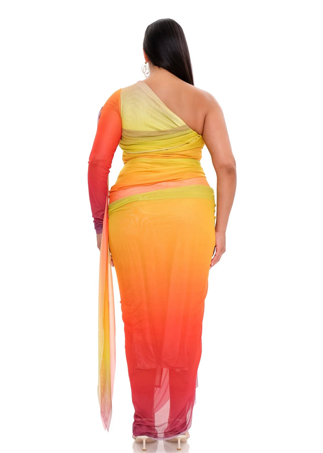 ANDREA IYAMAH TURI MESH DRESS