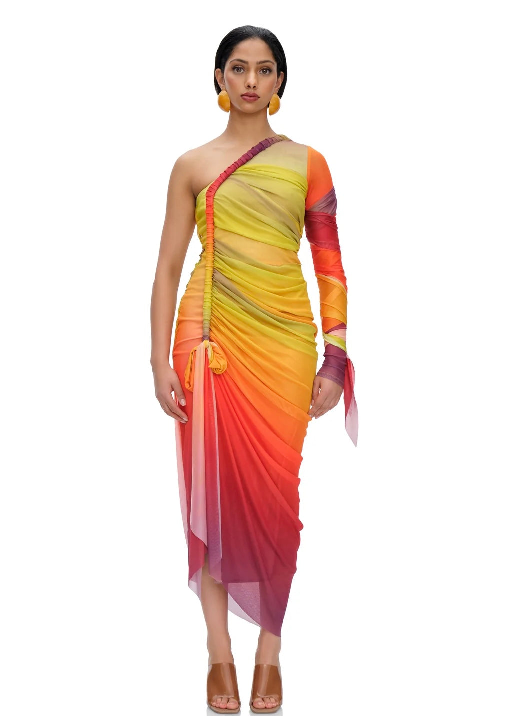 ANDREA IYAMAH TURI MESH DRESS