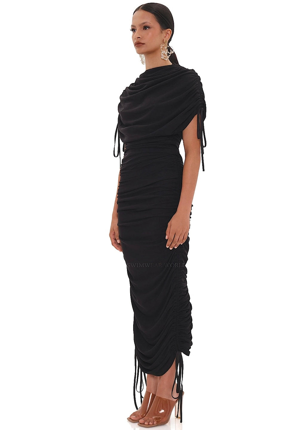 ANDREA IYAMAH RATU MESH DRESS