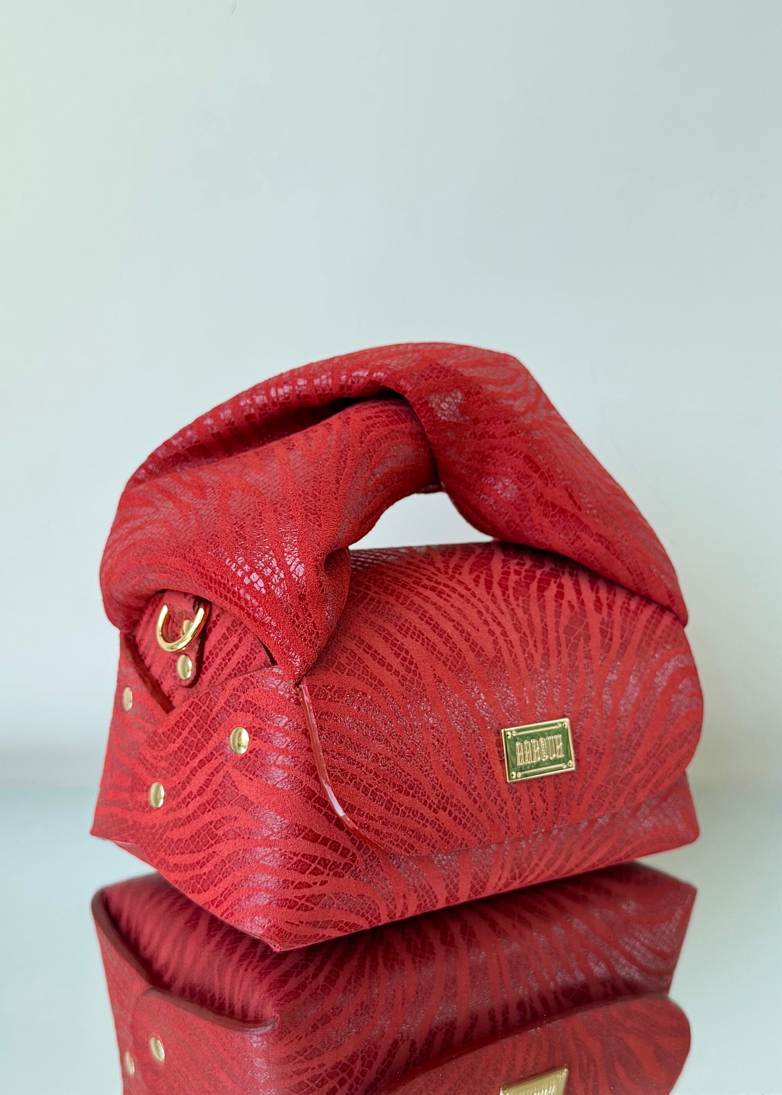 AABOUX - NURY XO RED ZEBRA PRINT