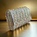 VELMA’S MILLINERY GOLDEN BEADED CLUTCH