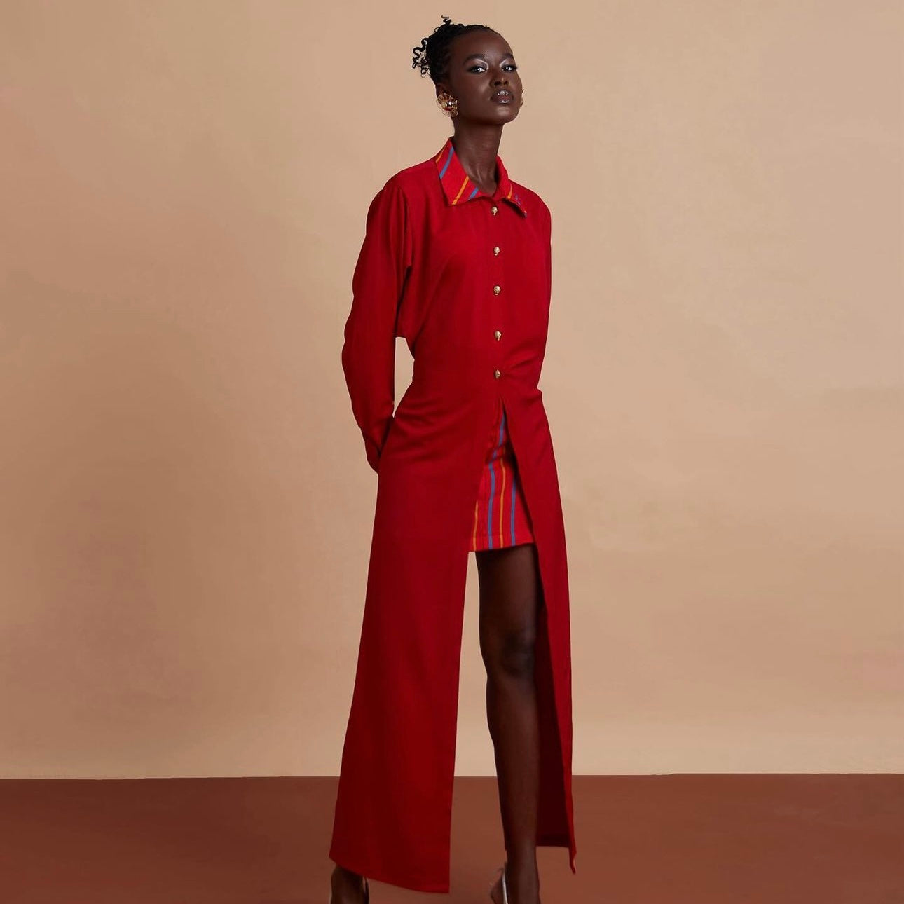 JERMAINE BLEU ODESSA SET(RED)