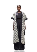 ARIVEE 3 PIECE MIDI LENGTH LUX KIMONO