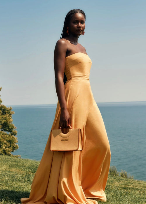 ANDREA IYAMAH - FORA & NATA SET (MUSTARD)