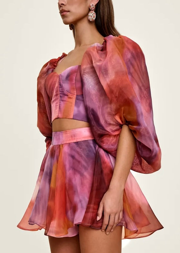 ANDREA IYAMAH - KOKOS CROP TOP & SHORTS