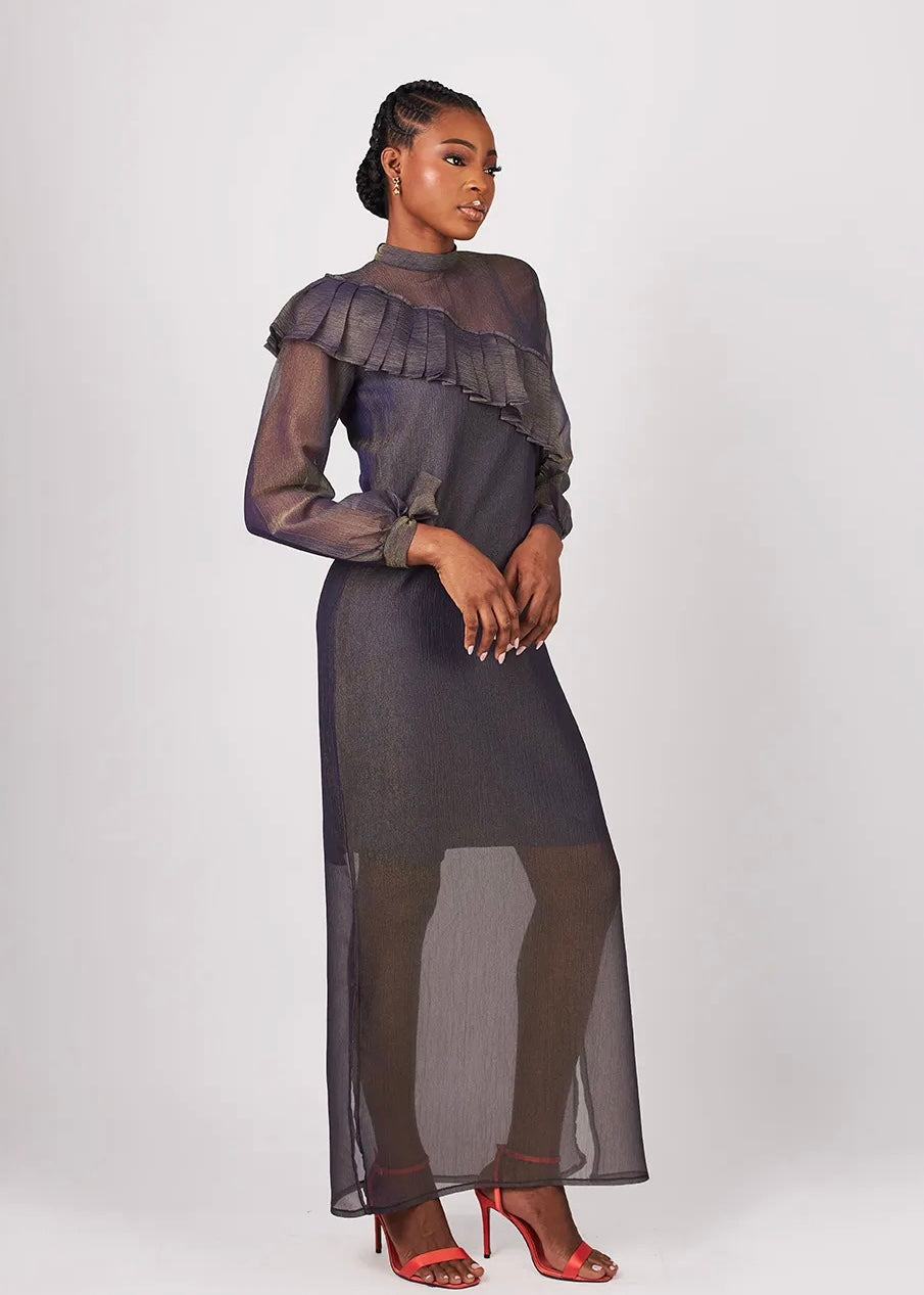 KWELAKU ZIORA ORGANZA KAFTAN