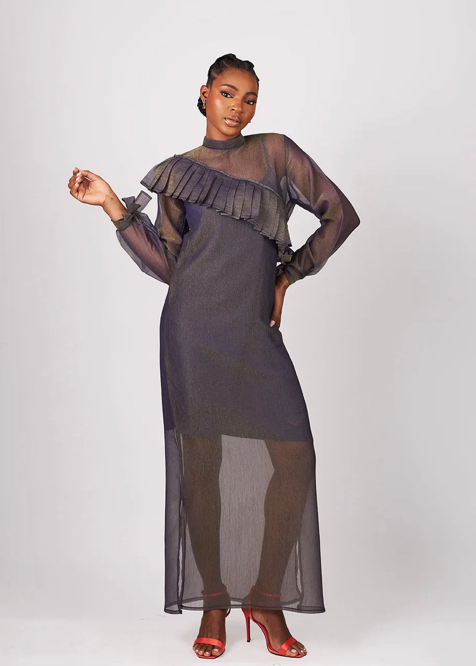 KWELAKU ZIORA ORGANZA KAFTAN