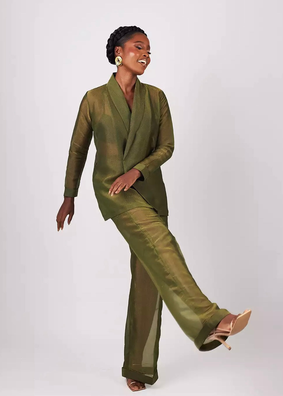 KWELAKU ORGANZA SIGNATURE SUIT SET