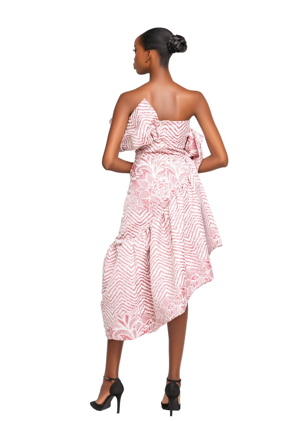 FASAMI SEQUIN BERCOT A-LINE DRESS