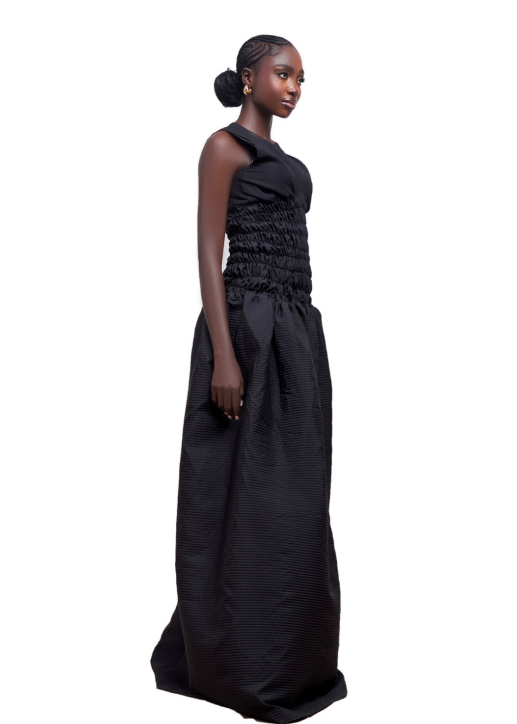 CHRISPEGH PENI FLARED MAXI DRESS