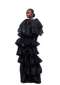 CHRISPEGH EFIA RUFFLE MAXI DRESS