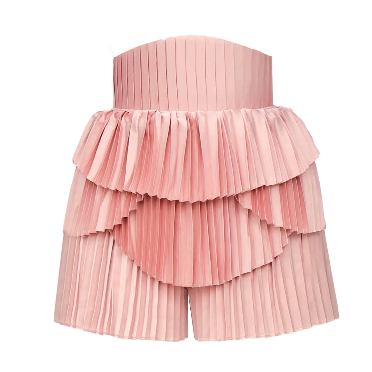 ANDREA IYAMAH HIBI PLEATED SHORTS