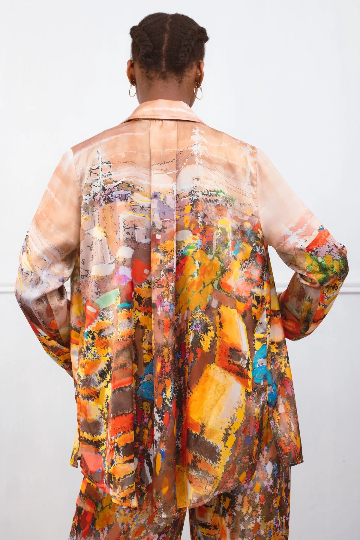 MIRELLABROGGI DAUGHTERS DANFO SATIN BLOUSE