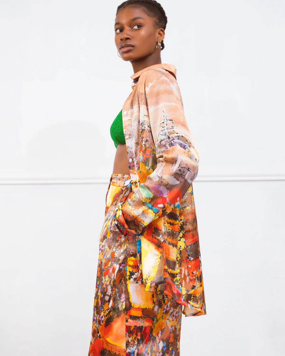 MIRELLABROGGI DAUGHTERS DANFO SATIN BLOUSE