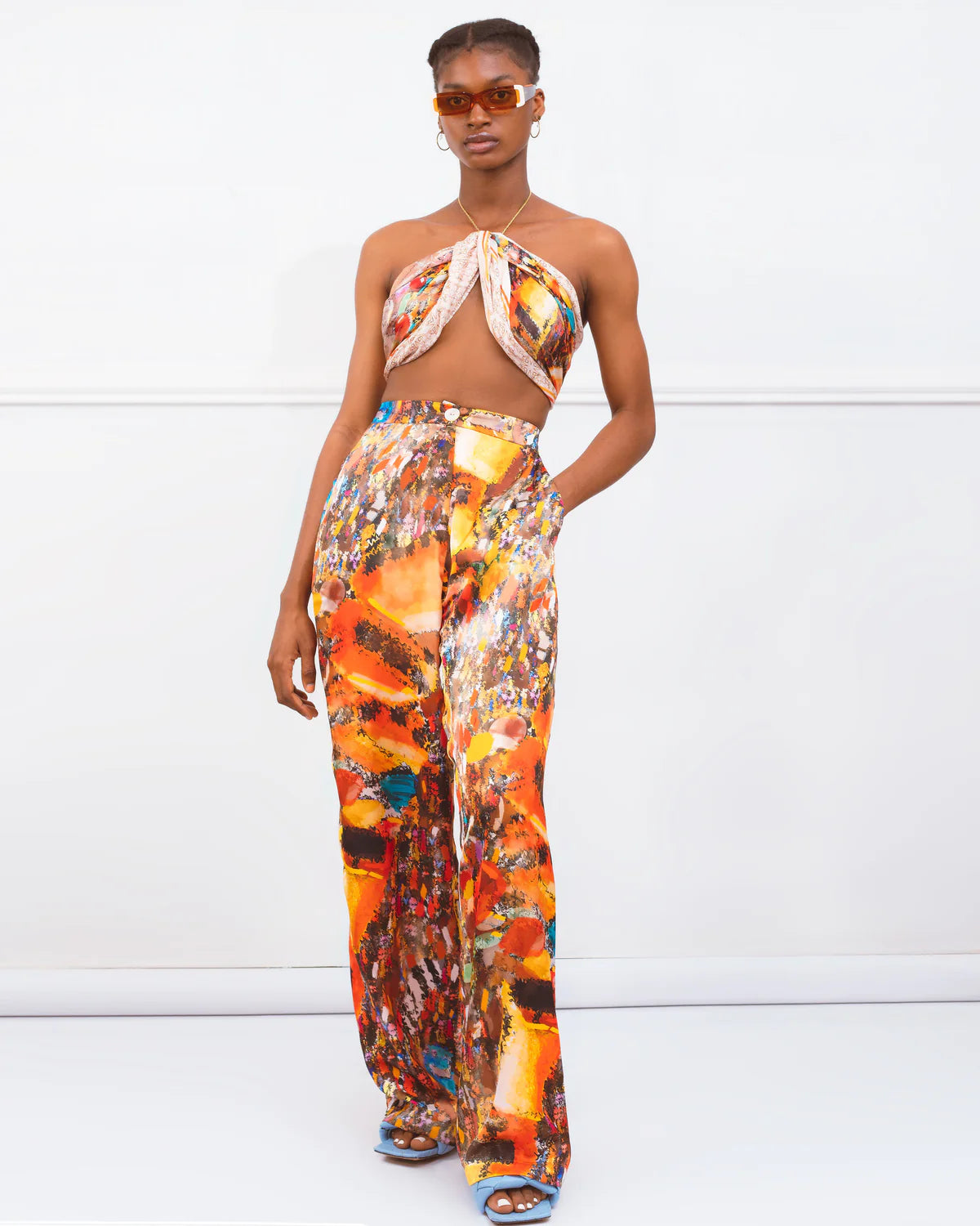 MIRELLABROGGI DAUGHTERS DANFO SATIN PANTS