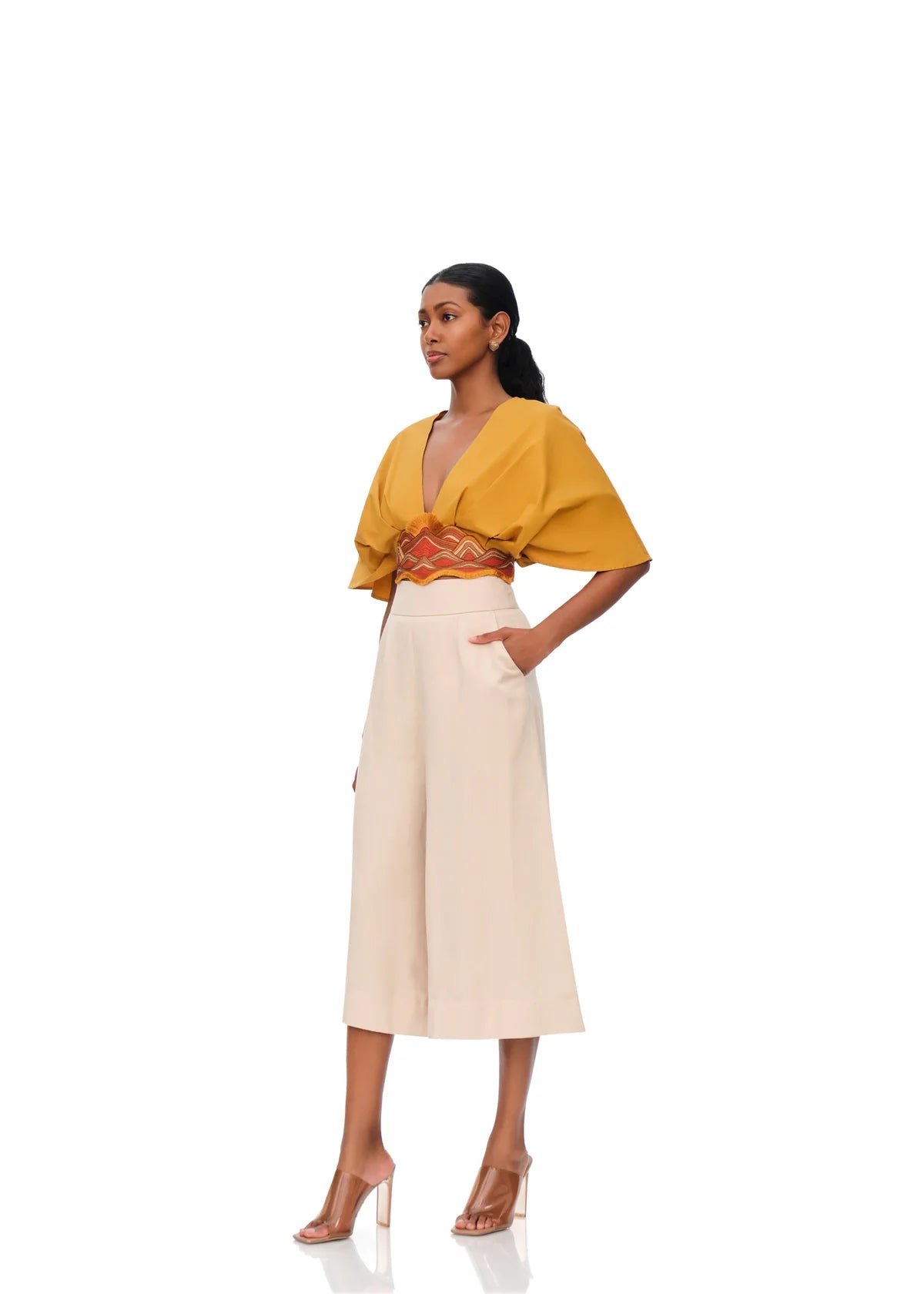 ANDREA IYAMAH OLLA CROP TOP