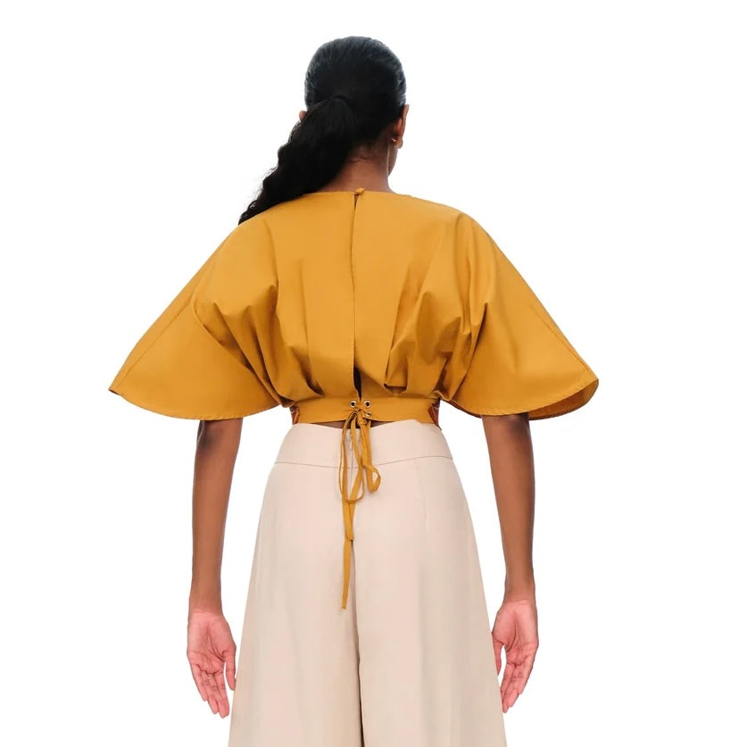 ANDREA IYAMAH OLLA CROP TOP