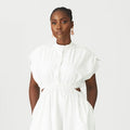KWELAKU ORIRI CUT-OUT MIDI DRESS