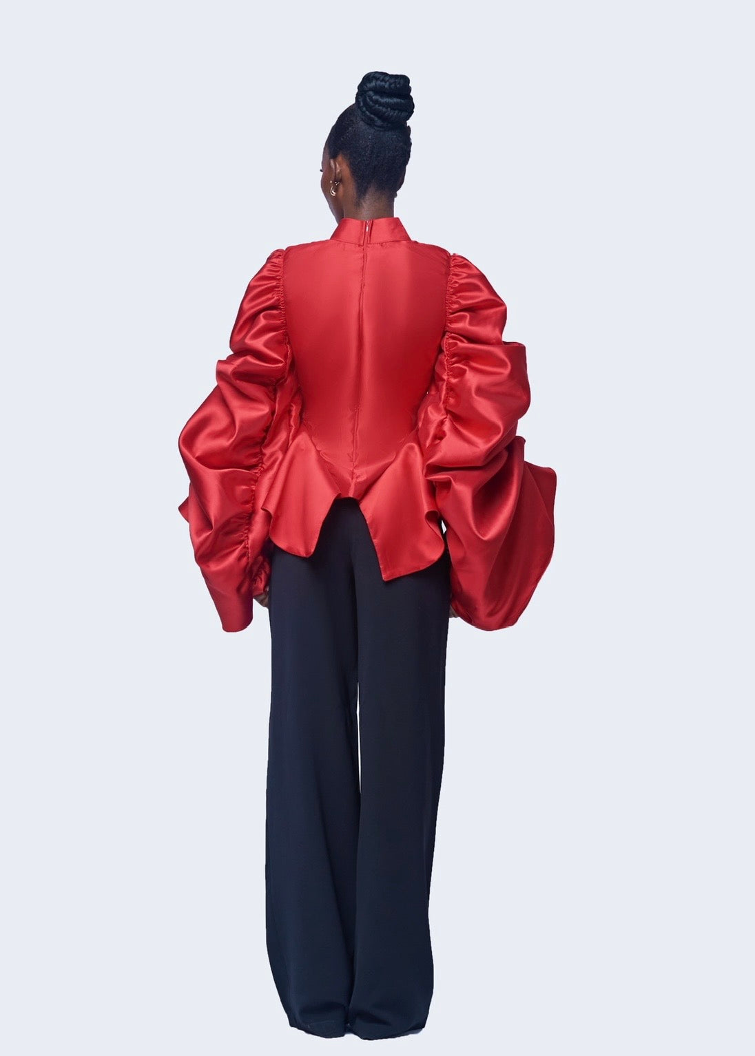 SNDRMODE - VANGUARD SCULPTED SLEEVE BLOUSE