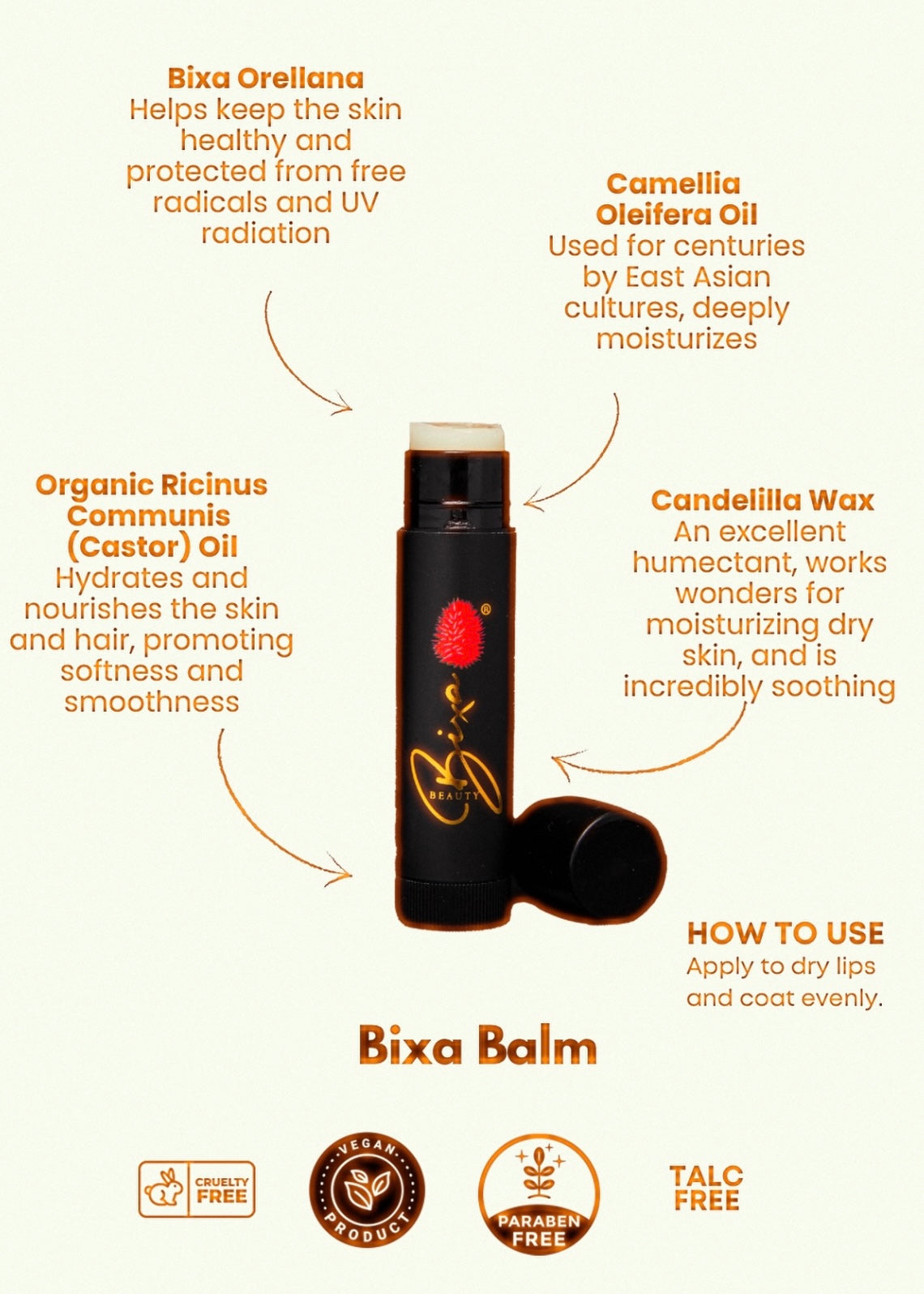 BIXA BEAUTY - LIP BALM