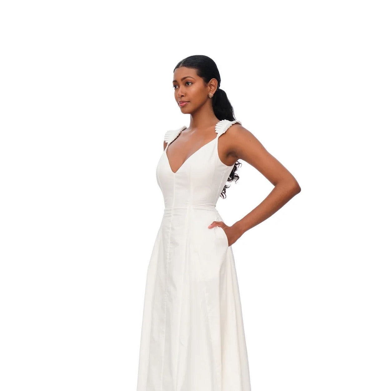 andrea iyamah maxi dress ANDREA IYAMAH VOLA MAXI DRESS – The Lotte Accra