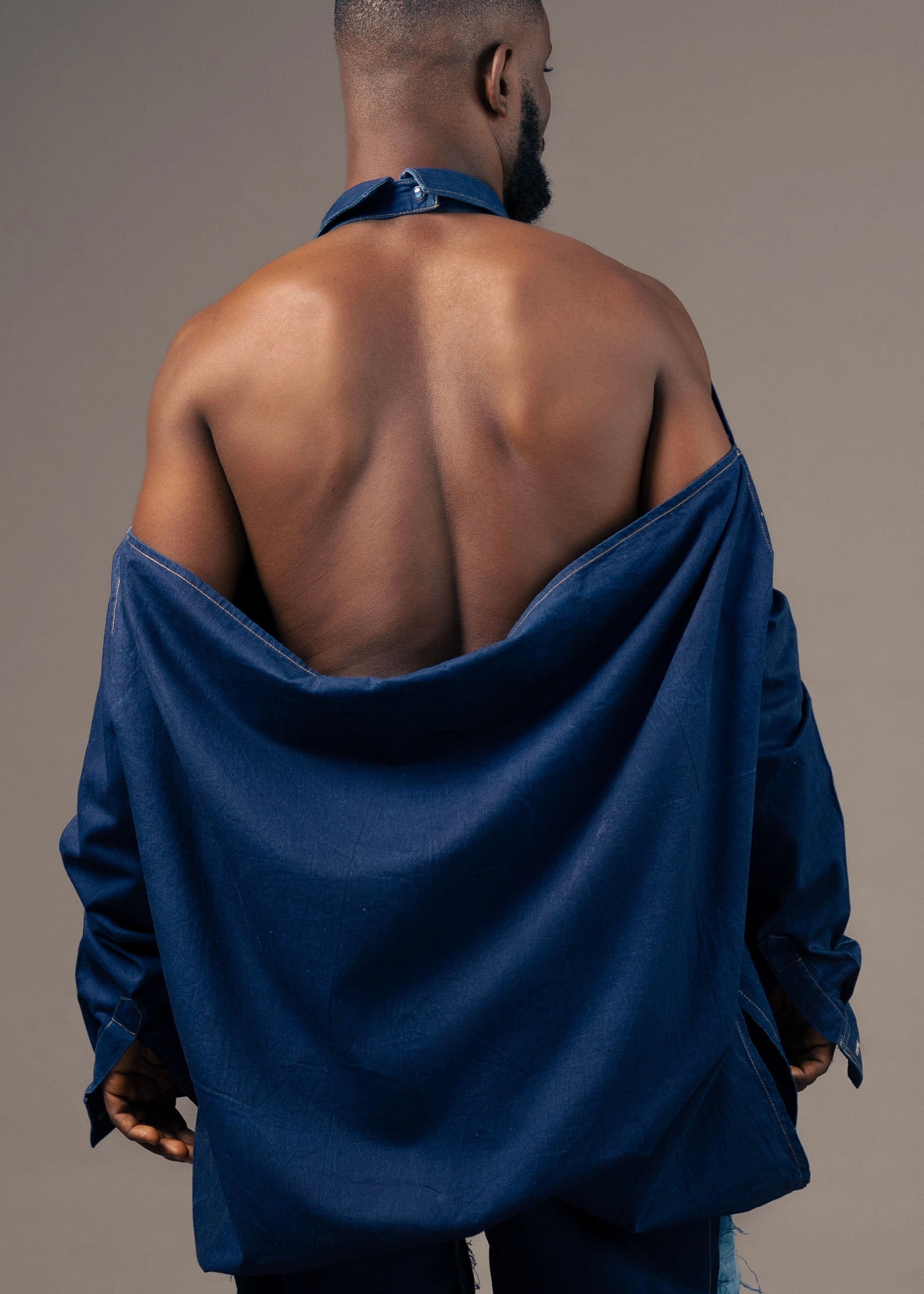 JZO - REVERSIBLE INDIGO DANSHIKI ( 26)