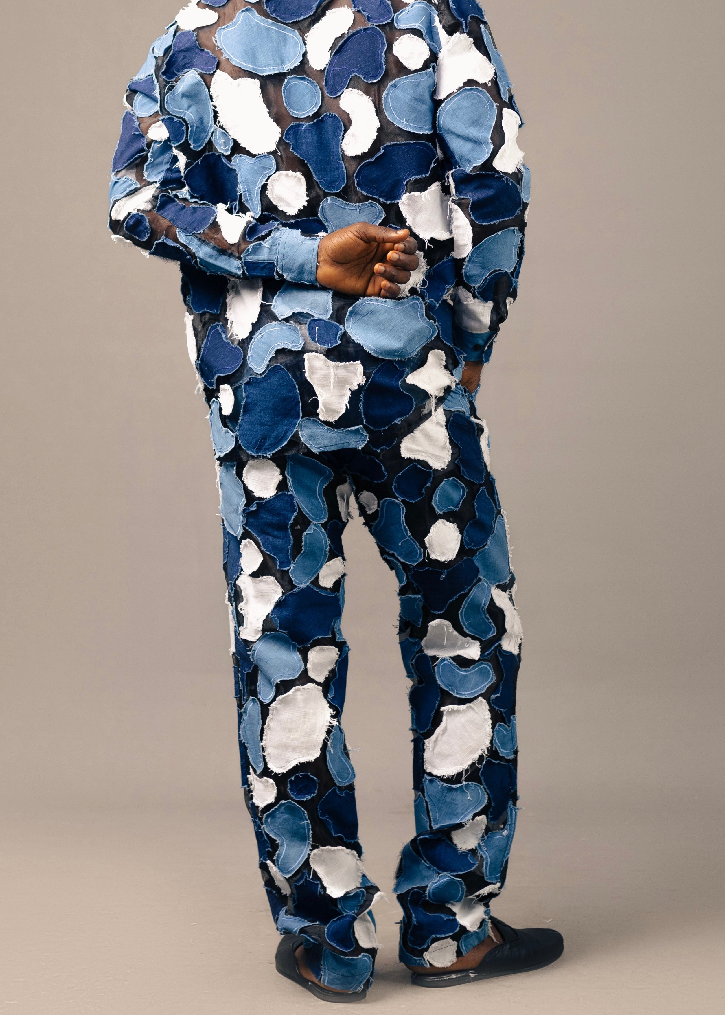 JZO - TRICOLOR PATCH TROUSERS ( 26)