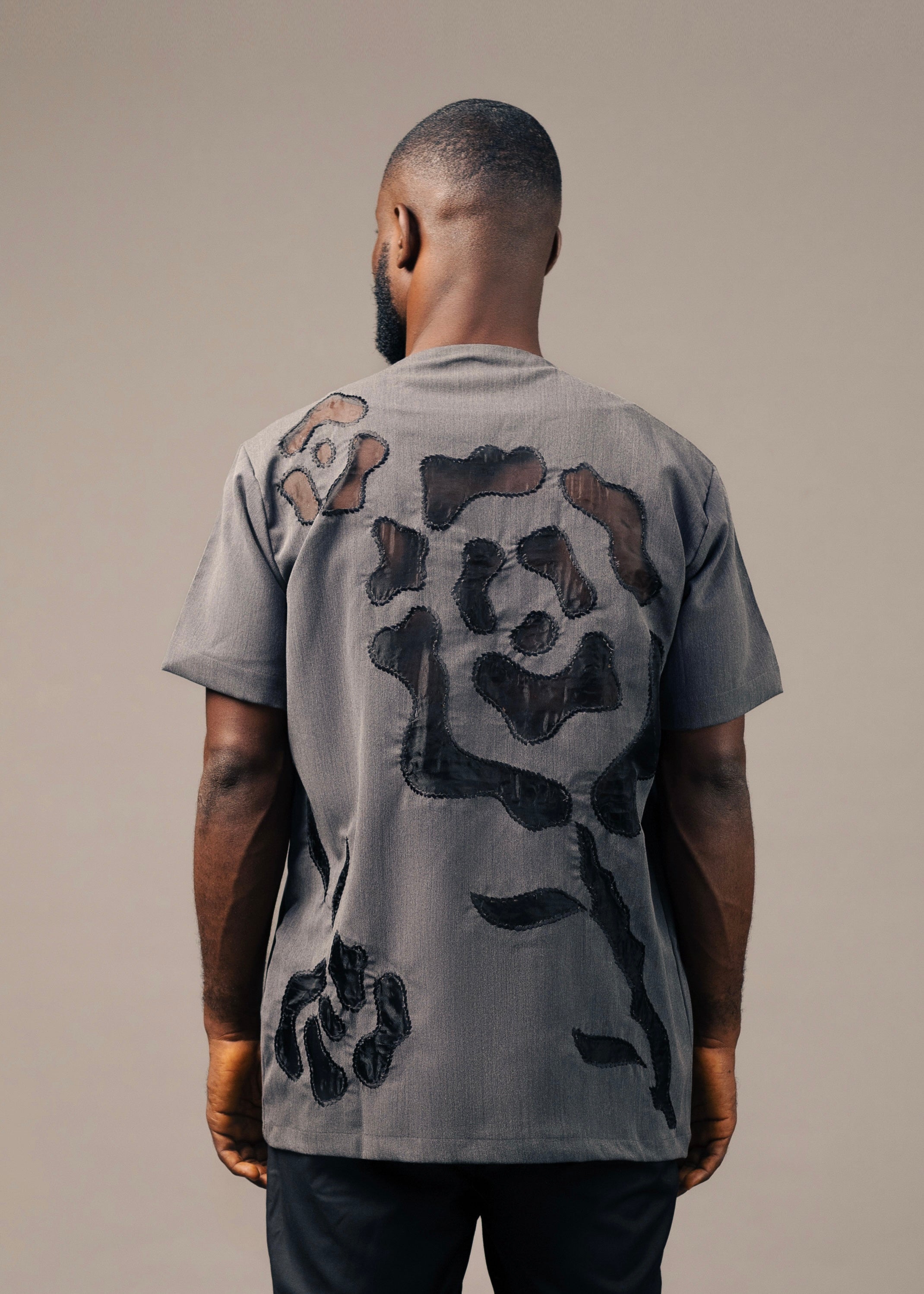 JZO - EMBROIDERED FLORAL PATTERN TUNIC ( 26)