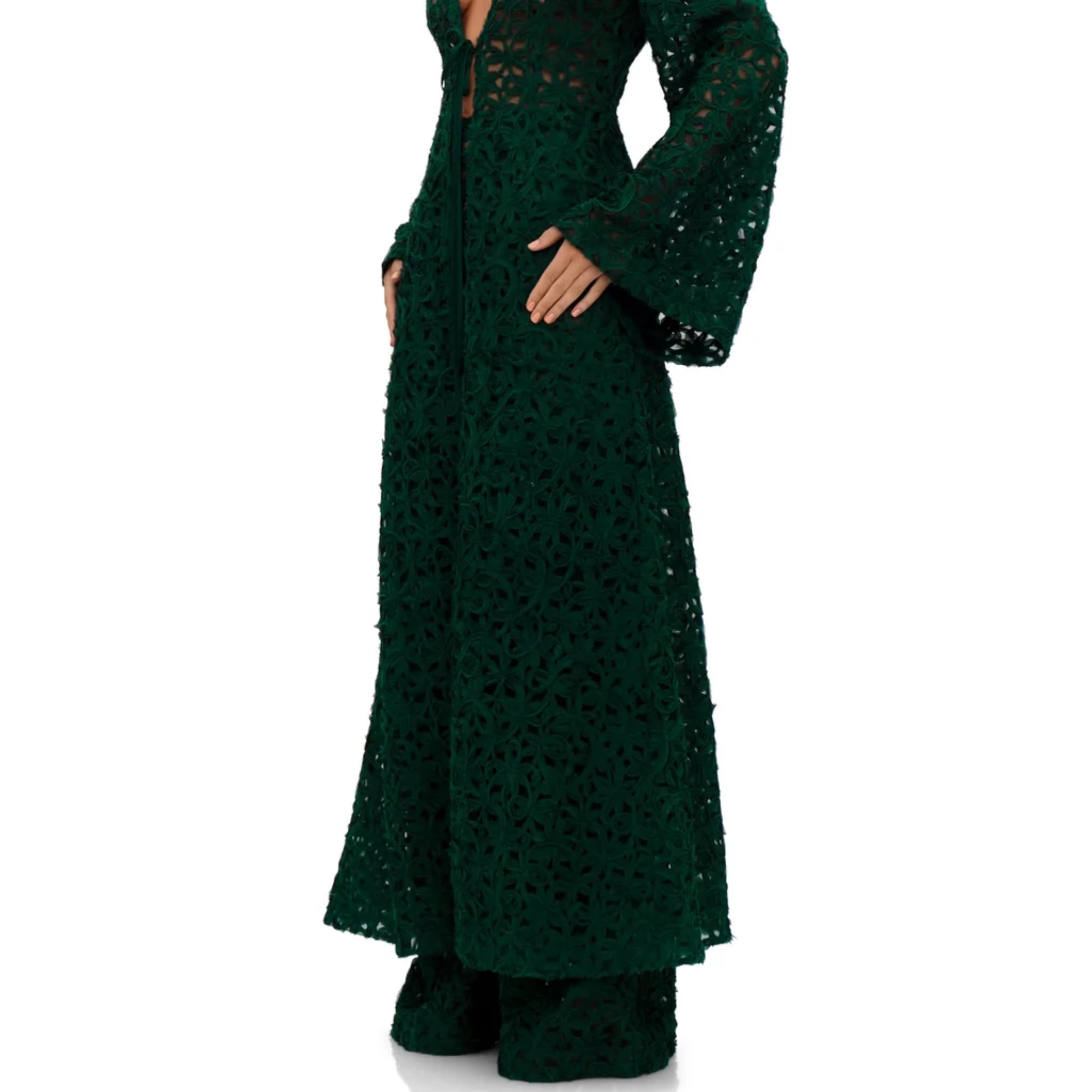 ANDREA IYAMAH NDU LACE PANTS