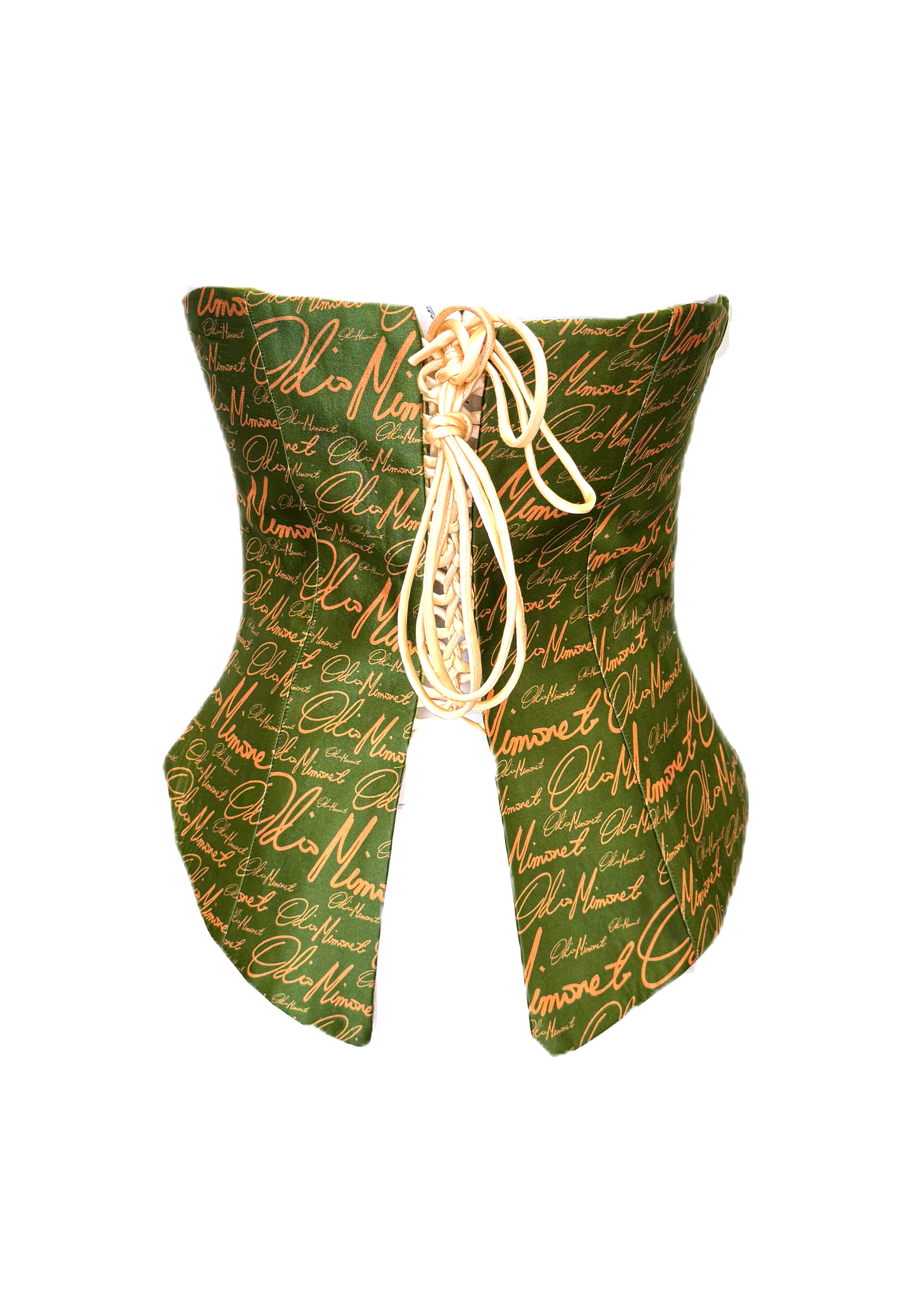 ODIO MIMONET - OM PRINT CORSET TOP