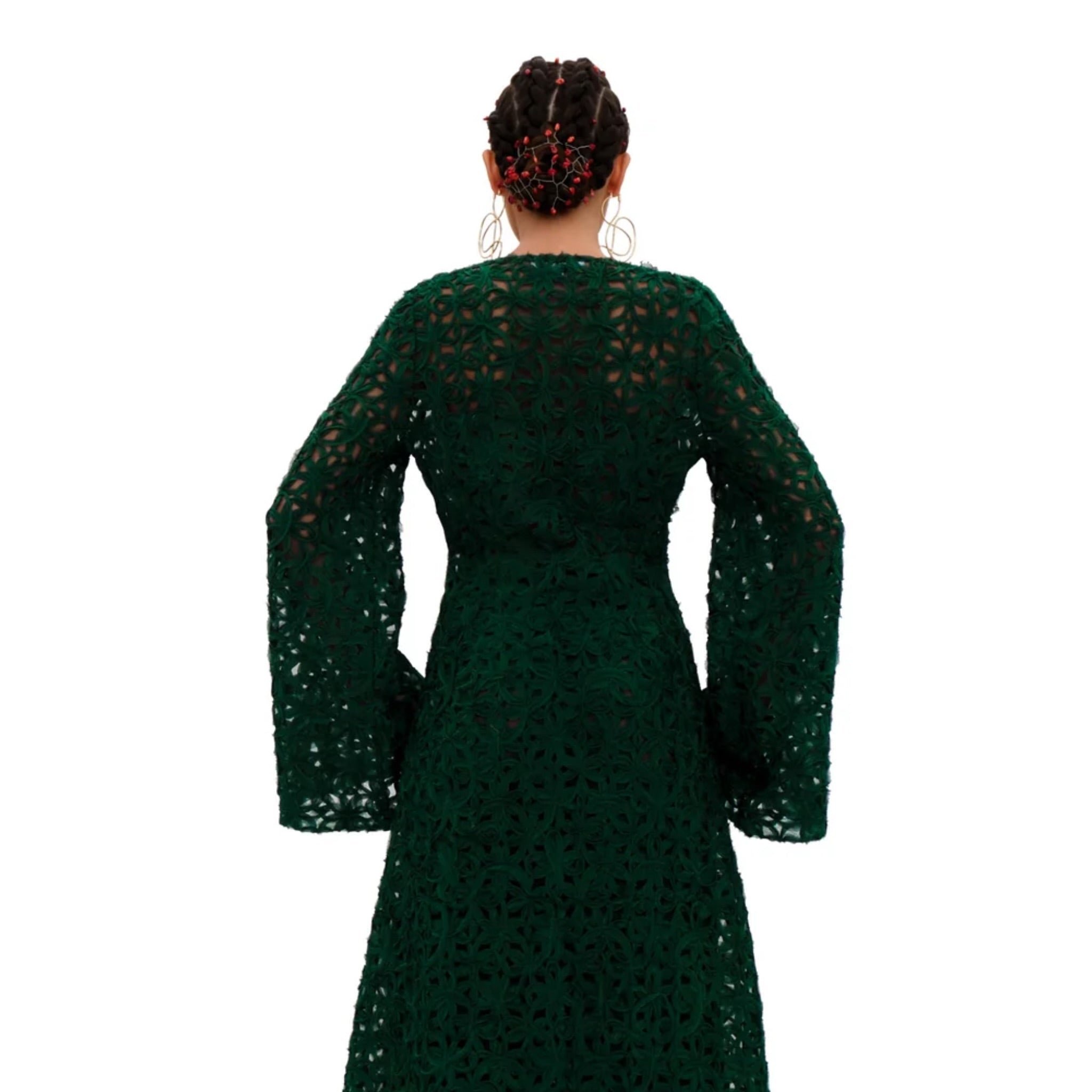 ANDREA IYAMAH NDU LACE  KIMONO